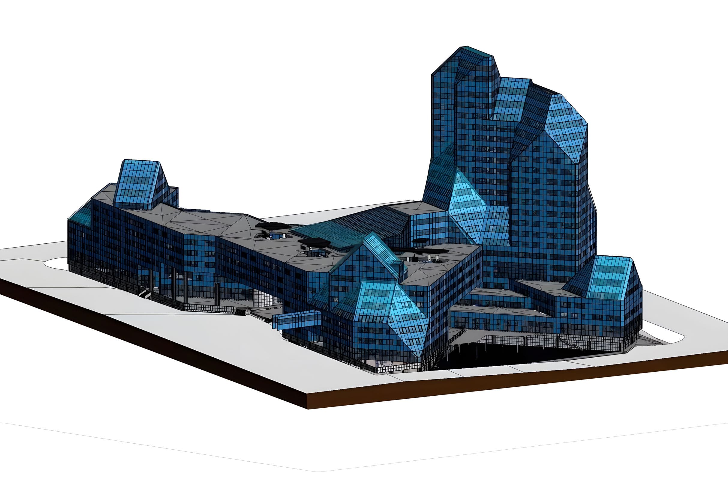 3D визуализация здания