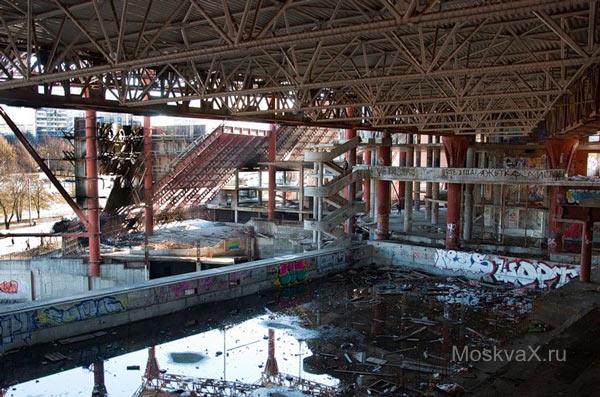 Внутри Аквадрома